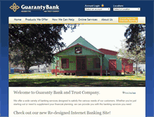 Tablet Screenshot of guaranty-bnk.com